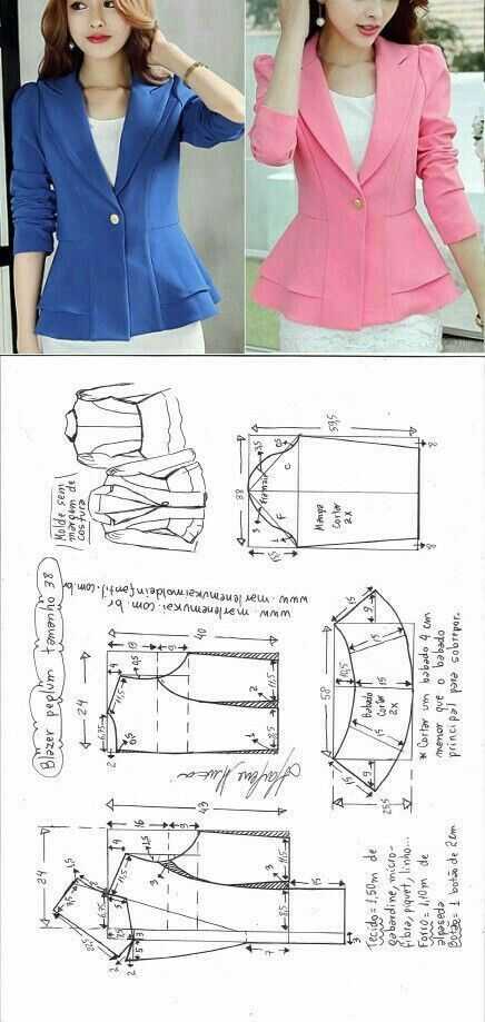 Как сшить женский пиджак своими руками: пошагово шьем простую модель для начинающих