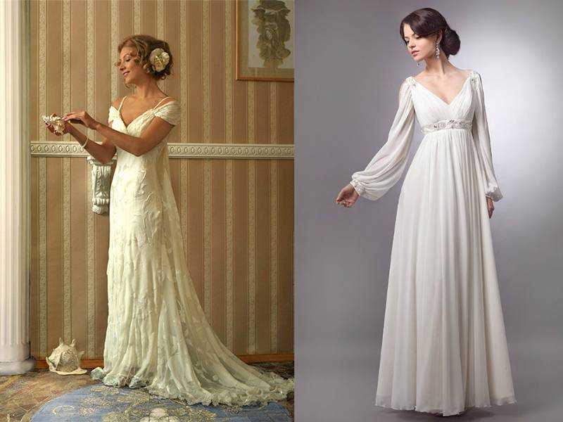 Платья в стиле ампир (43 фото): свадебные, вечерние или на выпускной