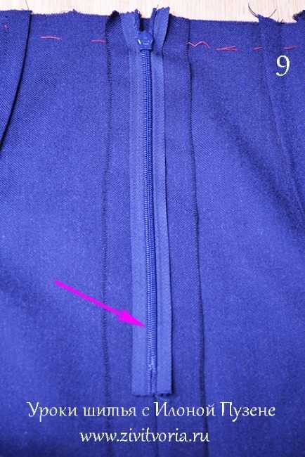 Как вшить потайную молнию в юбку: с поясом, без пояса art-textil.ru