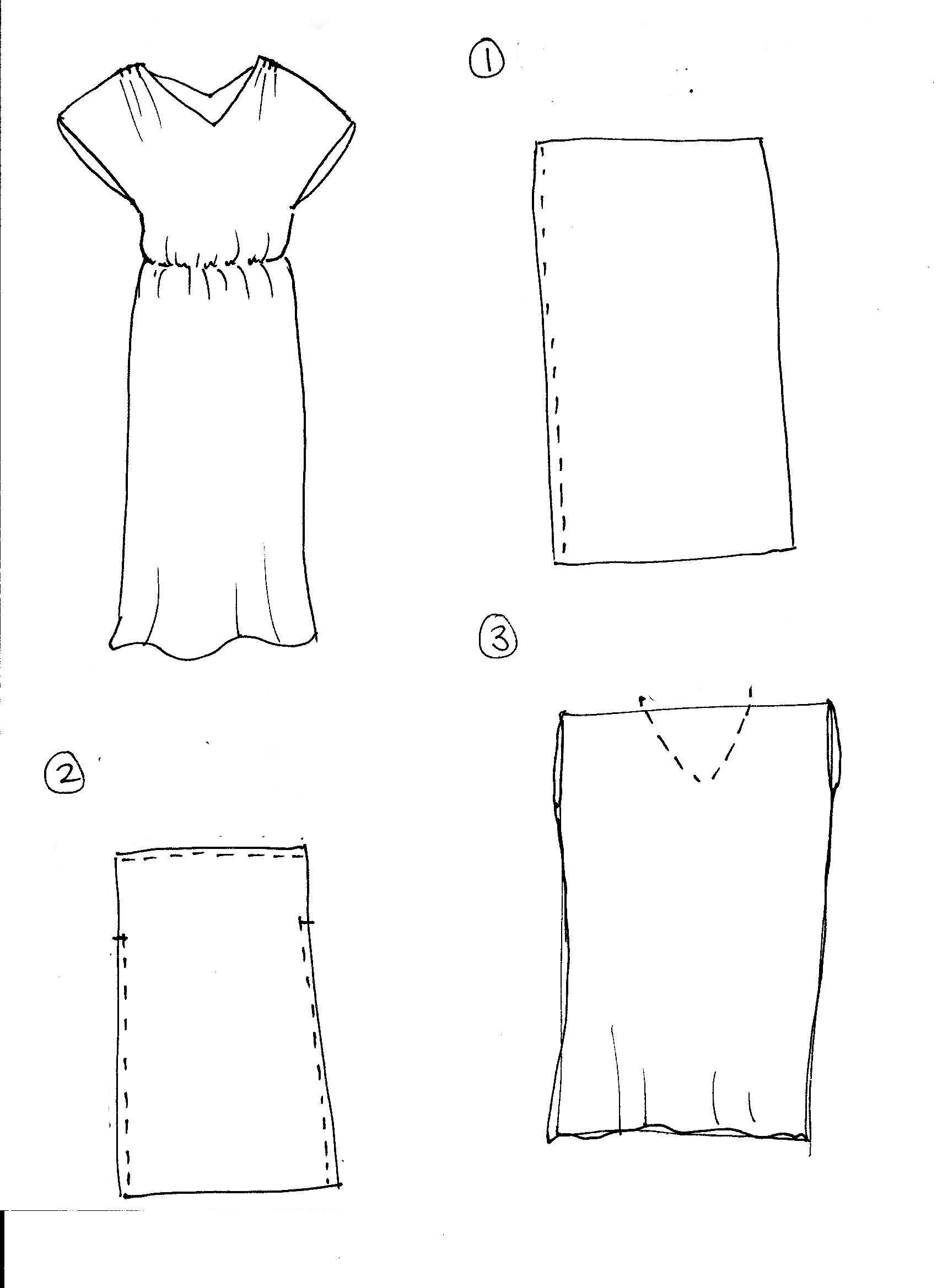 Как самостоятельно сшить платье из трикотажа – мода – домашний