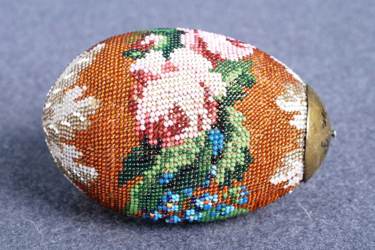 Пасхальные яйца из бисера схемы плетения для начинающих