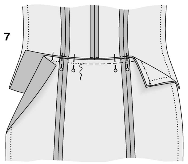 Мастер-класс: прямая классическая юбка на подкладке со шлицей