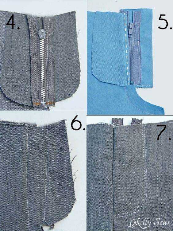 Как поменять молнию на джинсах в домашних условиях за 10 шагов