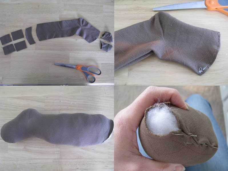 Как сделать игрушку для щенка из старых носков своими руками ⋆ собакапедия