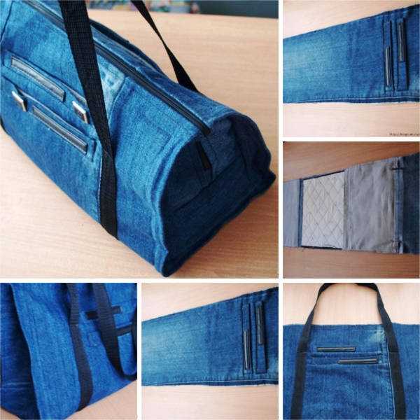Сумка из старых джинсов своими руками: 120 фото классных самодельных сумок
