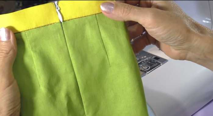 Как вшить потайную молнию в юбку, в платье правильно: фото-видео описание и мастер класс