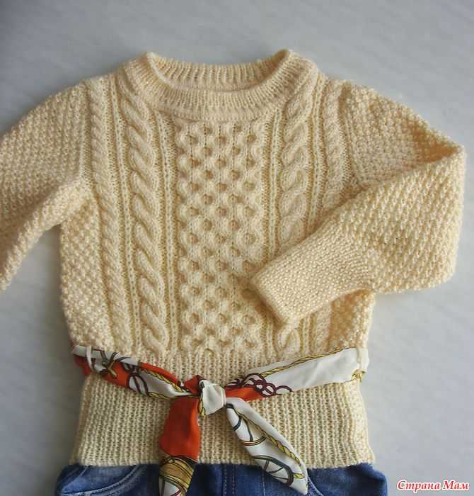 Как связать свитер спицами - описание схемы вязания для начинающих