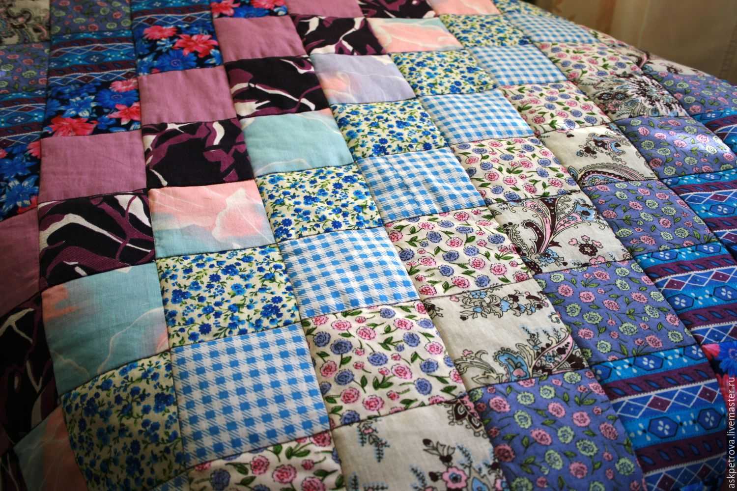 Лоскутное одеяло своими руками: схемы для шитья, мастер класс для начинающих, как сшить, фото, пошаговая инструкция, видео техники, выкройки