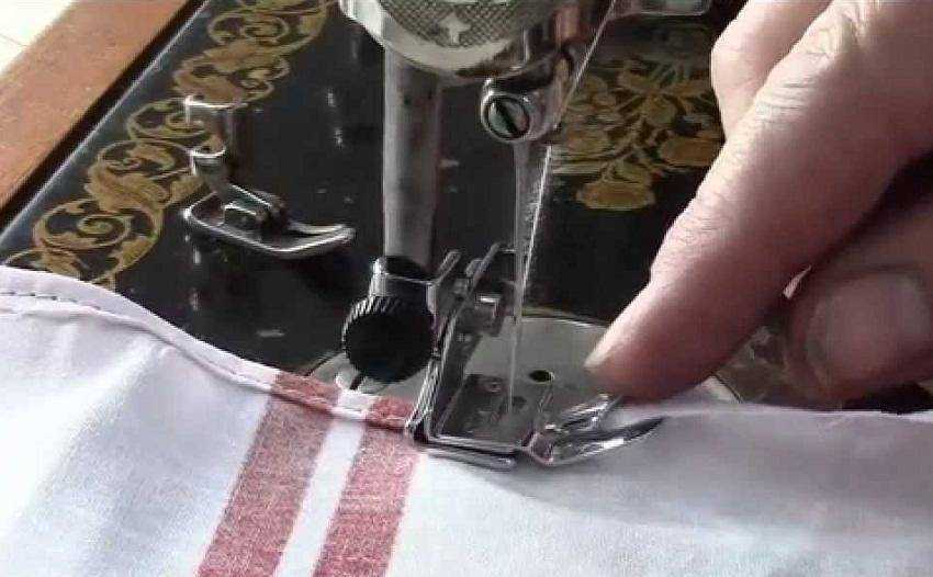 Ремонт швейных машин, неравномерная строчка