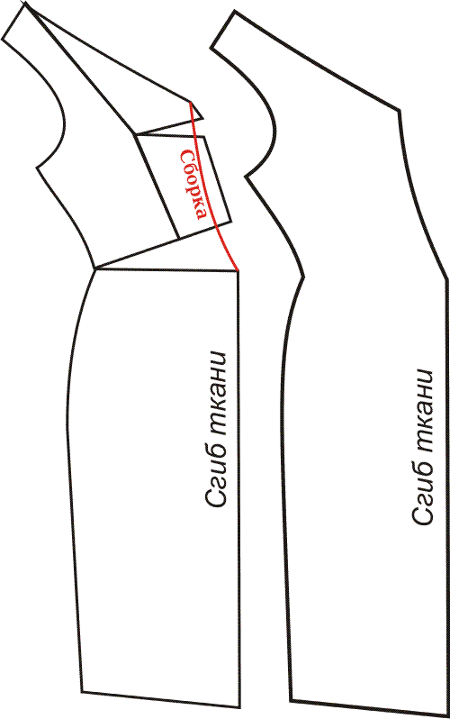 Платье с открытой спиной: выкройка, моделирование