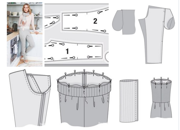 Трикотажное платье на каждый день — строим и моделируем выкройки