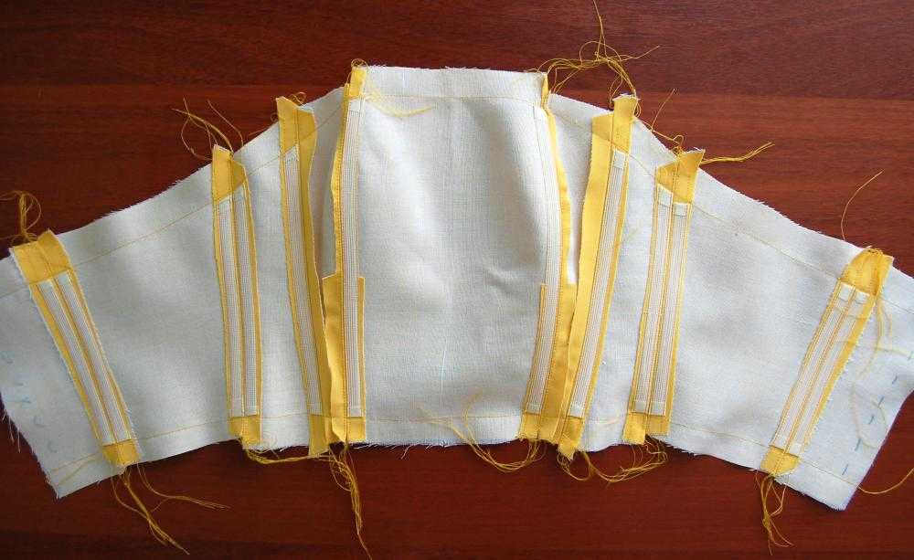 Как вшить корсетные косточки в пояс юбки технология вшивания корсетных косточек своими руками