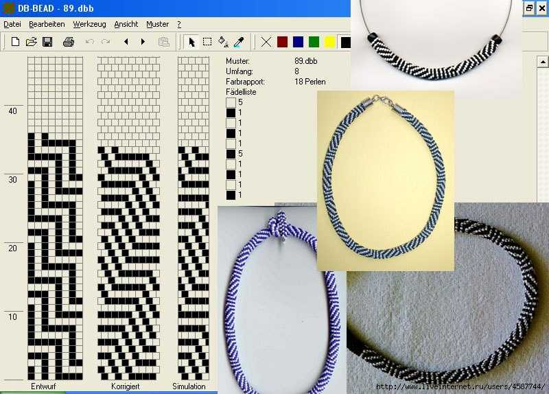Плетение из бисера для начинающих: схемы с фото