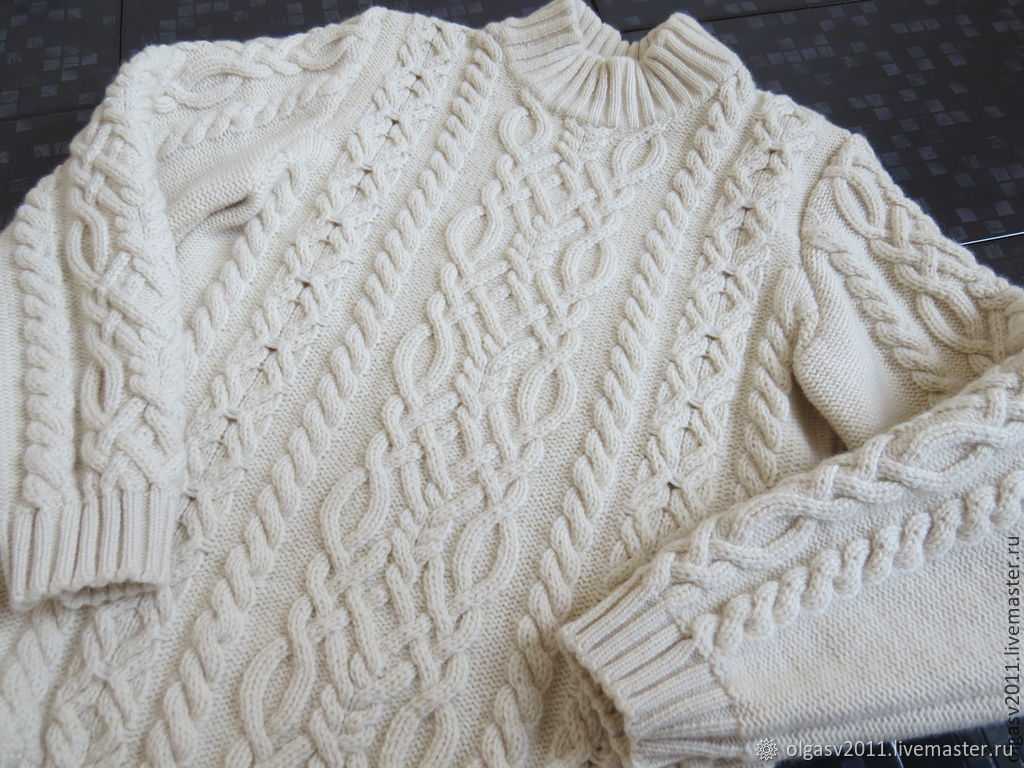 167 схем свитеров спицами с описанием вязания