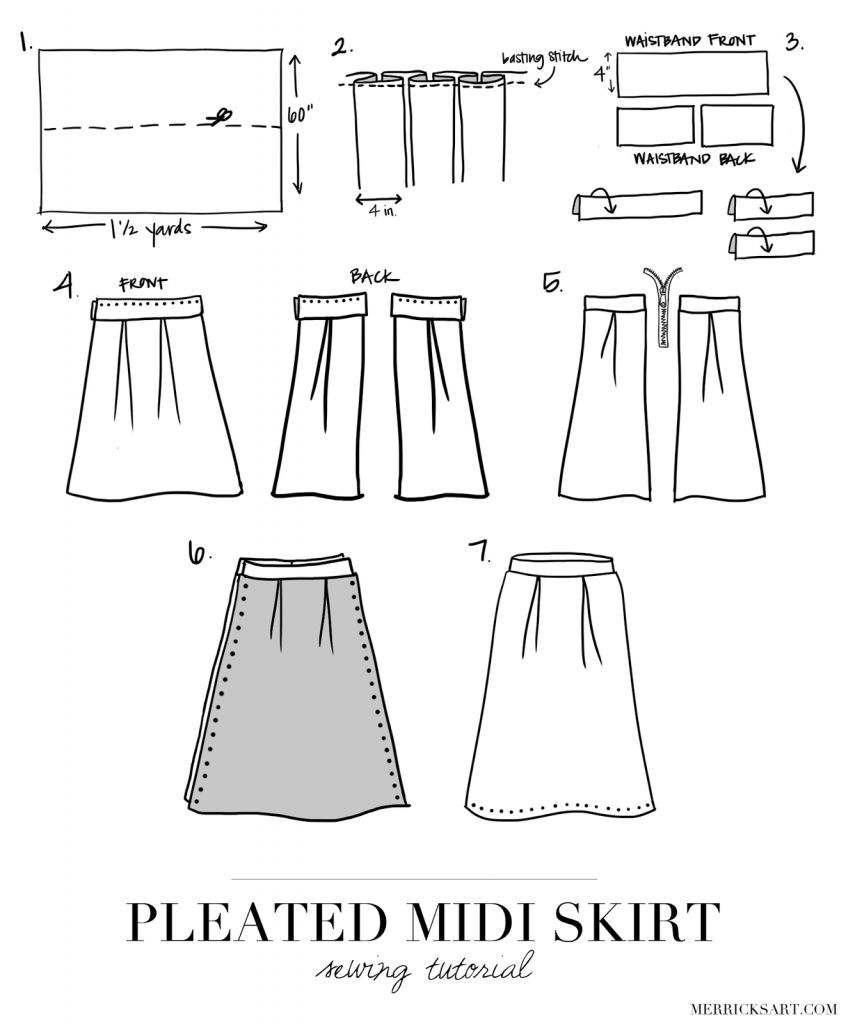 Как сшить макси-юбку: выкройки и мк