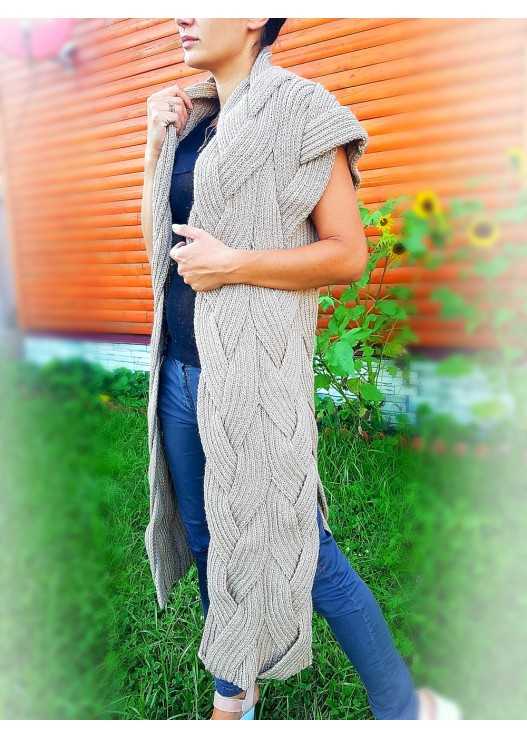 Как связать женскую модную жилетку крючком: выкройка, схемы, описание art-textil.ru