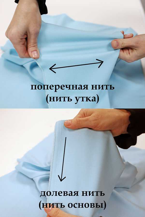 Направление нитей в ткани