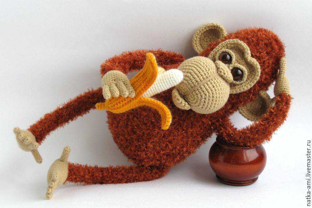 Вяжем обезьянку амигуруми крючком. мастер-класс с пошаговыми фото